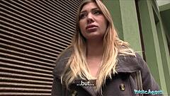 public agent scouts a hot model prospect and fucks her underground