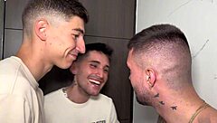 Skinny Latina Brittany Taylor Takes First Gangbang with Three Thick Cocks in Double Penetration and Cum in Mouth