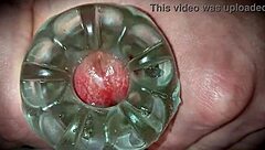 Homemade Solo With Toys Leads To Oozing Cum Closeup