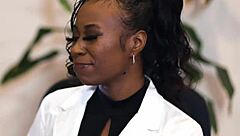 black horny beauty masseuse gives wet nuru massage - oliver davis mocha menage