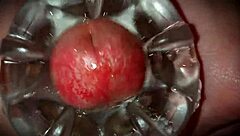 Homemade Solo With Toys Leads To Oozing Cum Closeup