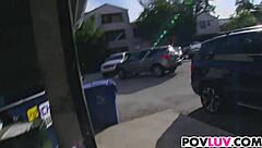 krystal banks rides monster cock feeling intense pleasure in her hot teen ass pov hardcore