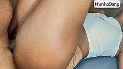 ebony pussy stays wet and juicy from hot fuck