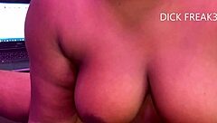 Fucking Case with Two Hot Ebony Creampie Pussy