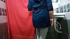 Boss fucks secretary in office bathroom