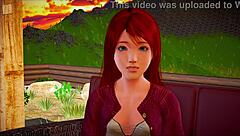 my new family welcomes redhead teen and milf brunette