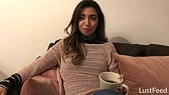Adorable Mexican Girlfriend Frida Sante Rides Cock Hard in Passionate Homemade Sex Tape