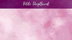 Petite babe says 'throatfuck me rough, i can't escape'