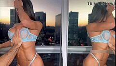 i got fucked on the balcony for the first time, feeling so excited