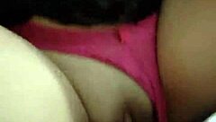 Brazilian novinha's pussy gets creamy missing cock