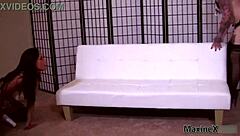 Camille black really loves serving