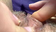 big clit orgasm closeup view