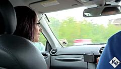 Huge Tits Slut Porcha Sins Cheats on Boyfriend in Car