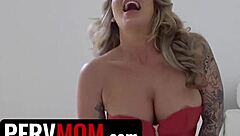 pervmom - hot mylf with huge tits gets her pierced pussy stretched by her stepsons thick cock
