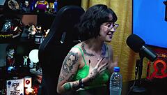 Martina Olivera in outdoor podcast