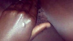 Intense Pussy Rubbing With Big Black Cock