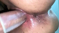 secretly fucking the juicy neighbor with shaved pussy and big tits in homemade video