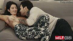 Sexy Big Tit Brunette Milf Seduces Neighbor And Sucks Him Dry - Silvia Saige Small Hands