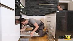 Hottie In Lingerie Teases With Rimjob And More