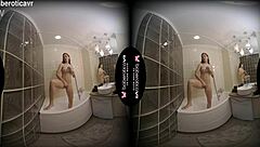 terry bliss often masturbates solo in vr