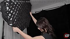 Goldy Chan Assists In Preparing The After Dark POV Studio 4K Set.
