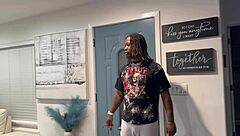 i catch delivery guy in sticky situation with horny customer