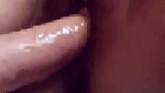 Japanese FTM Watches Erotic Video While Dildo Masturbating