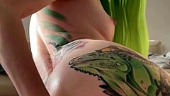 young girl enjoys some solo fun with fingering