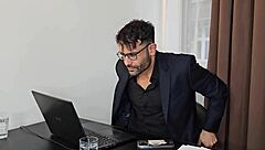 Kristina Grace Receives Deepthroat And Anal Fucking From Boss And Colleague.