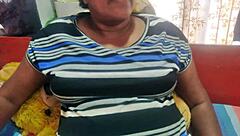 Beautiful Stepmom With Big Tits Poses With Balloon