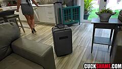 Cuck Husband Invites Worker Sex Wife