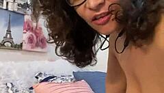 i enjoy watching anna maria's mature latina strip tease in pink lingerie part two