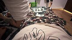 Young University Girl Gives Rich Blowjob To MILF Wife