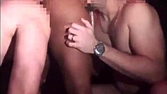 Amateur Brunette Hotwife Takes Cum In Mouth In Threesome With Friend And Orgasm