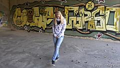 Violeta Feels Proud in Public Outdoor Setting