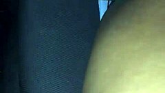 Ebony model kissesxxx enjoys outdoor food play in public