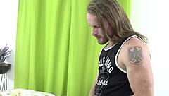 Mature Blonde With Big Tits Fucks Son's Best Friend Intensely