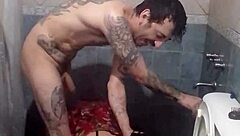 I destroy my neighbor under the shower in this retro update.