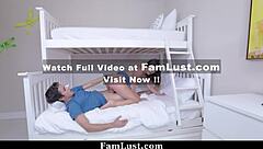 Stepbrother Catches Stepsister Riding Big Cock In Hardcore Cowgirl