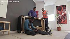 Kitty Li in rough 6on1 gangbang with deepthroat