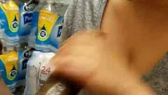 Big black cock blowjob at work!