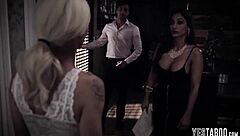 Petite Teen Gets Tagged For Rough 3some Fuck