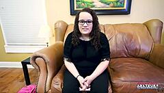 Harper B swallows cum after banging