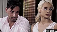 Petite Teen Gets Tagged For Rough 3some Fuck