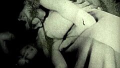 vintage english gentleman enjoys blowjobs and hairy pussy action