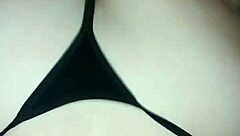 fucking my girlfriend hard in thong outdoors