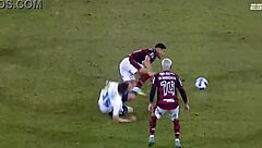 Argentinian couple enjoys intimate moment at home