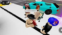 sexo em p�blico com uma loira submissa - brookhaven