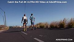 Sunbathing Turns into Intense Rimjob and Blowjob Threesome!