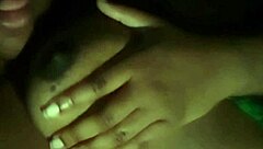 licking on my nipples feels so good at night